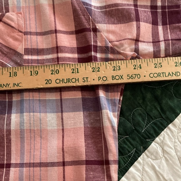 Stillwater Supply Co women’s large short sleeve cotton plaid shirt casual cool - Picture 4 of 7